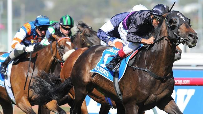 Damien Oliver scores a stunning victory on Fiorente in the Australian Cup at Flemington.