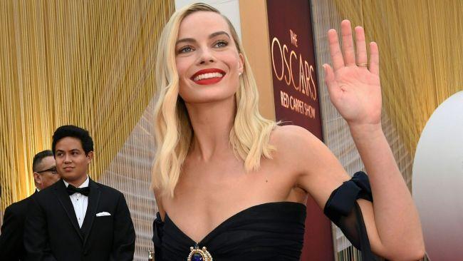 Margot Robbie arrives for the 92nd Oscars. Picture: Valerie Macon/AFP