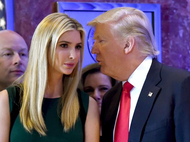 Ivanka Trump is setting up shop in the White House. Picture: AFP