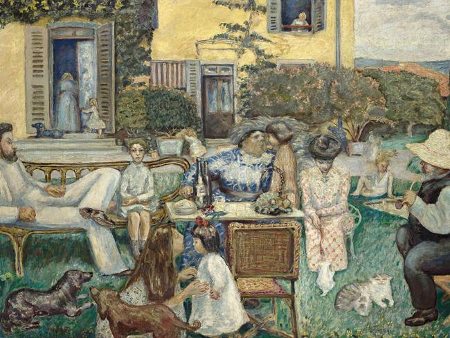 Bourgeois afternoon, or The Terrasse family by Bonnard, supplied by NGV