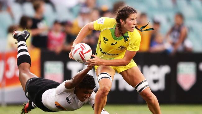 Charlotte Caslick of Australia. (Photo by Matt King/Getty Images)