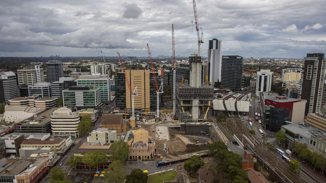 The Parramatta area has been one of the regions hardest hit by the downturn. Picture: AAP/Justin Sanson