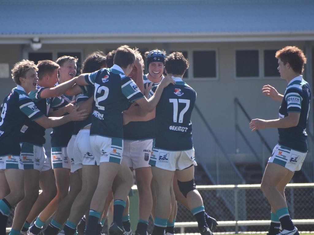 Mercy College in their semi final win over Ignatius Park in the Cowboys Challenge, August 25, 2021. Picture: Matthew Forrest
