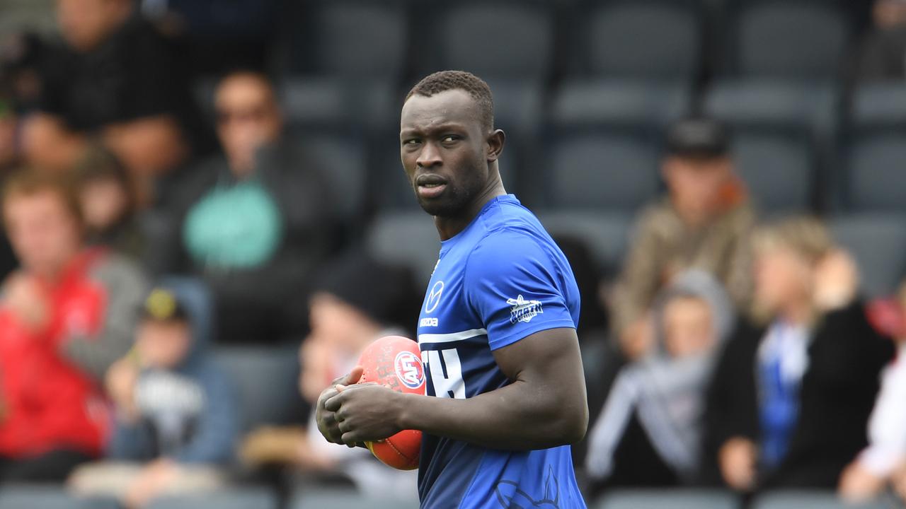 Majak Daw withdrew from Saturday’s capatain’s run due to illness.