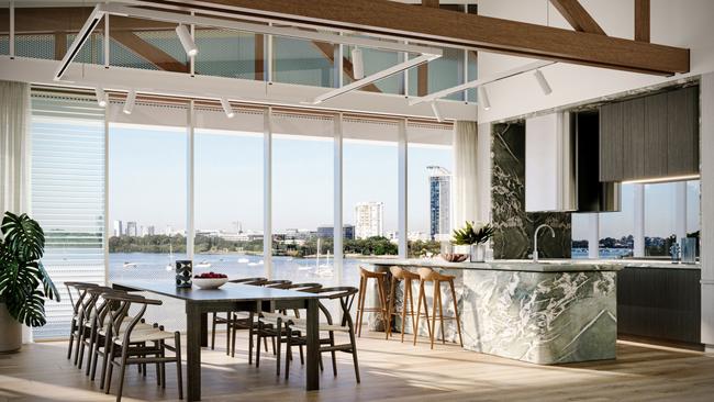 Putney Wharf Residences will be located on Sydney’s Parramatta River. Picture: Supplied