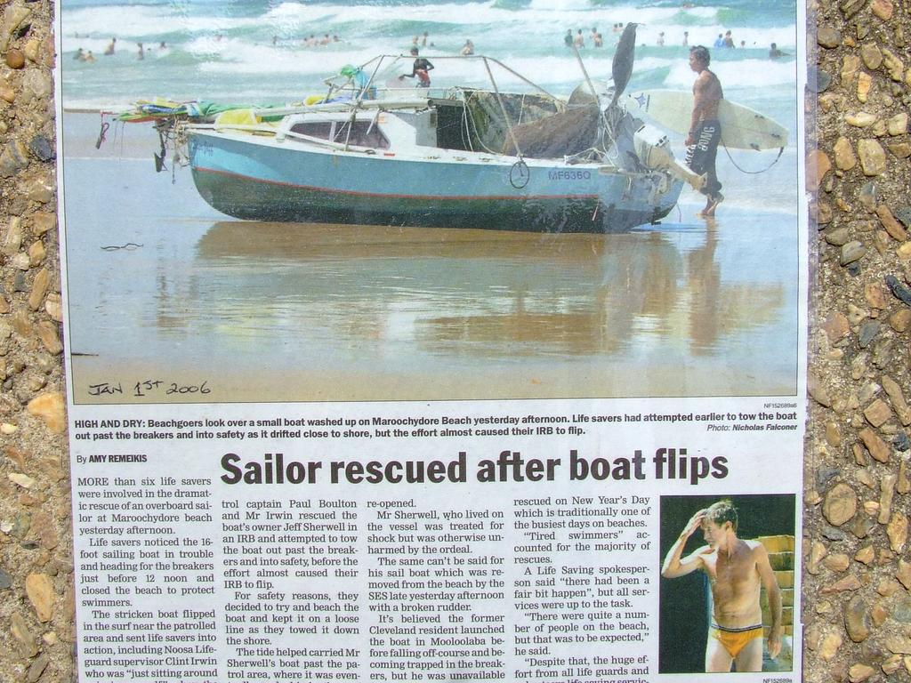 Mr Sherwell in the Sunshine Coast Daily in 2006. Picture: Contributed