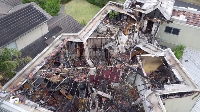 Photos reveal the devastating aftermath of the Beaumaris blaze. Picture: MFB