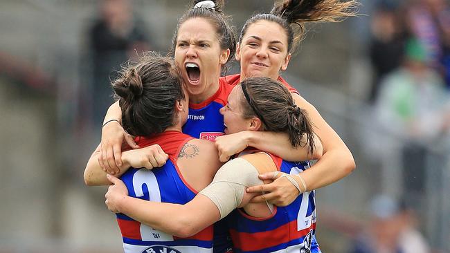 The AFLW has announced its TV broadcast rights agreement. Picture: Mark Stewart 