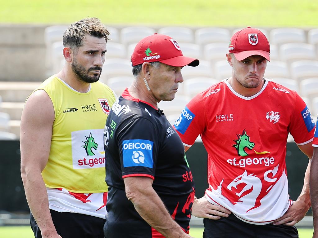 Shane Flanagan is refusing to get bogged down in what could have been for the Dragons. Picture: Richard Dobson