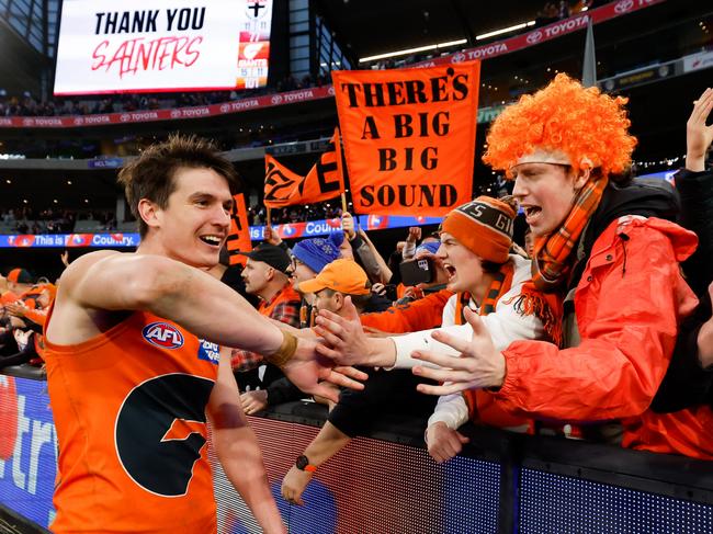 Sam Taylor has built on his form as one of the competition’s best key defenders. Picture: Dylan Burns/AFL Photos via Getty Images