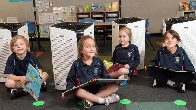 Air purifiers will also be delivered to schools. Picture: Tony Gough