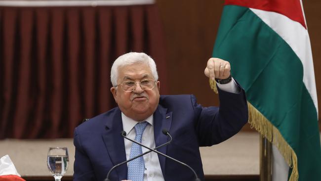 Palestinian President Mahmoud Abbas. Picture: Alaa Badarneh / POOL / AFP)