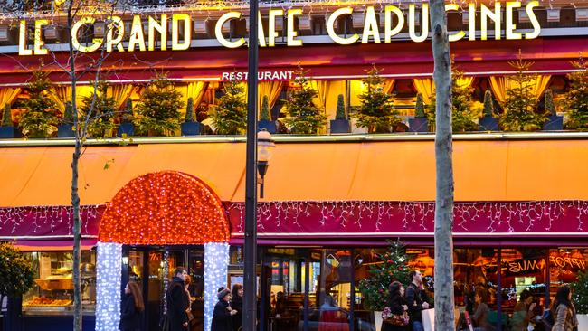 Le Grand Cafe Capucines in Paris, where the Lumieres’ film was first screened.