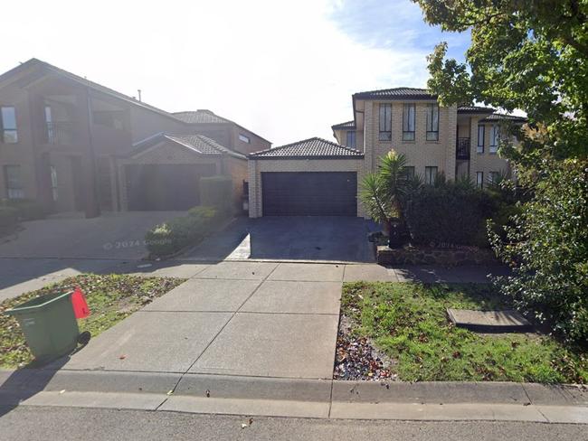 A woman has jumped off the balcony of a burning house to escape a terrifying fire at Cambric Terrcae in Craigieburn on Wednesday afternoon. Picture: Google Maps.