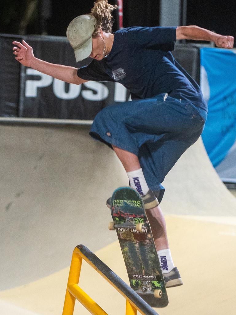 Fano Connor at Rumble On The Reef Sugar Bowl Skatepark Saturday 23 September 2023 Picture:Michaela Harlow