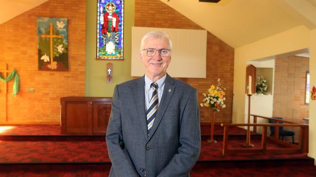 John William Fradgley awarded the Medal of the Order of Australia for his work through the Anglican Church and legal profession. Picture: Richard Gosling