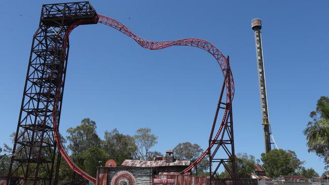 Some major thrill rides such as the Tower of Terror will remain closed. Picture Mike Batterham