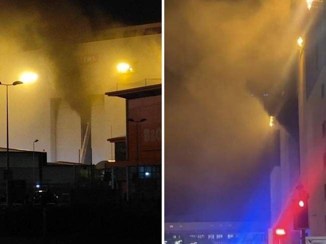 A fire at BAE Systems at Barrow-in-Furness.