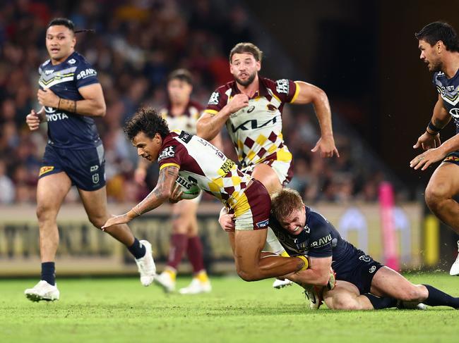 Can Tristan Sailor find a way into the starting side when Reece Walsh returns? Picture: Chris Hyde/Getty Images