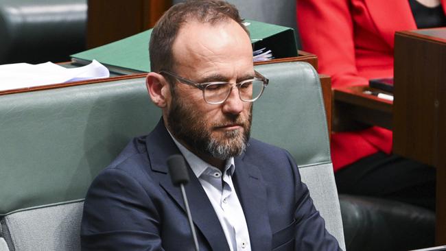 Greens Leader Adam Bandt is demanding the government put negative gearing on the table. Picture: NCA NewsWire/Martin Ollman