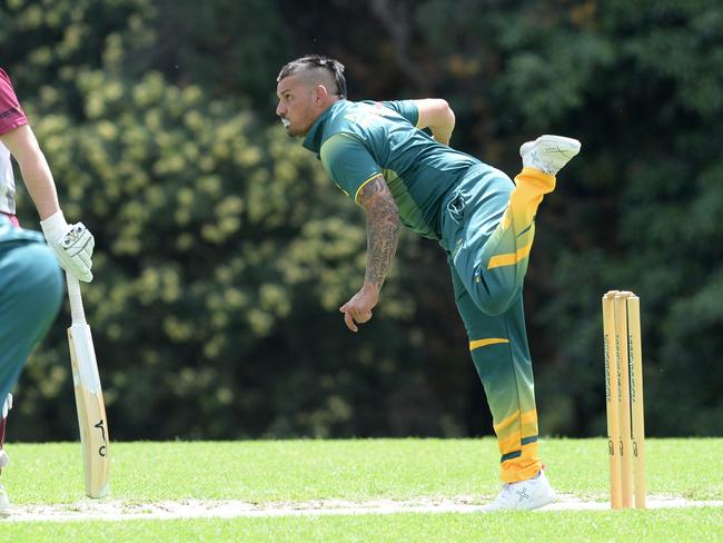 Spinner Robbie Lancaster has joined reigning premiers Langwarrin. Picture: Chris Eastman