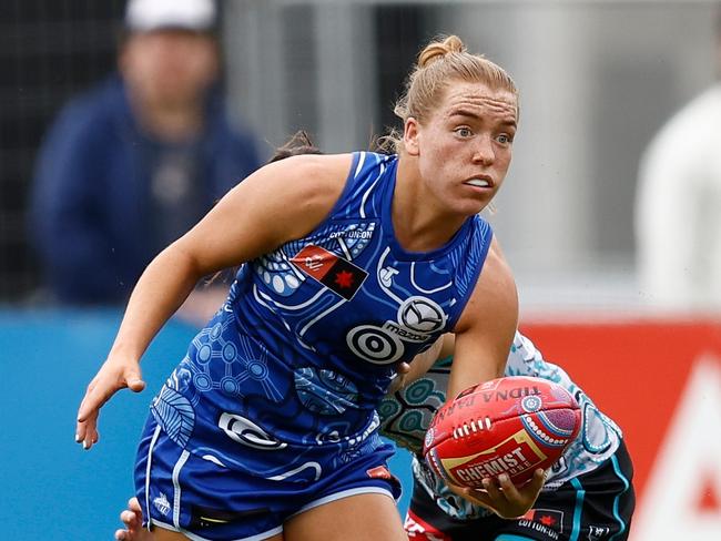 Mia King. (Photo by Michael Willson/AFL Photos via Getty Images)