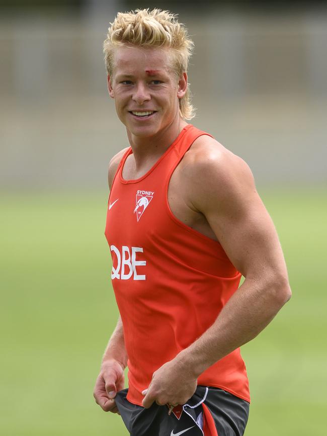 Heeney looked to be enjoying himself on the track.