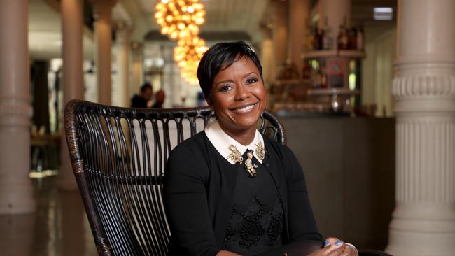 Chicago fund manager Mellody Hobson is co-chief executive of Ariel Investments, vice chair of Starbucks Corporation and a board member of JPMorgan Chase. Picture Chris Pavlich for The Australian