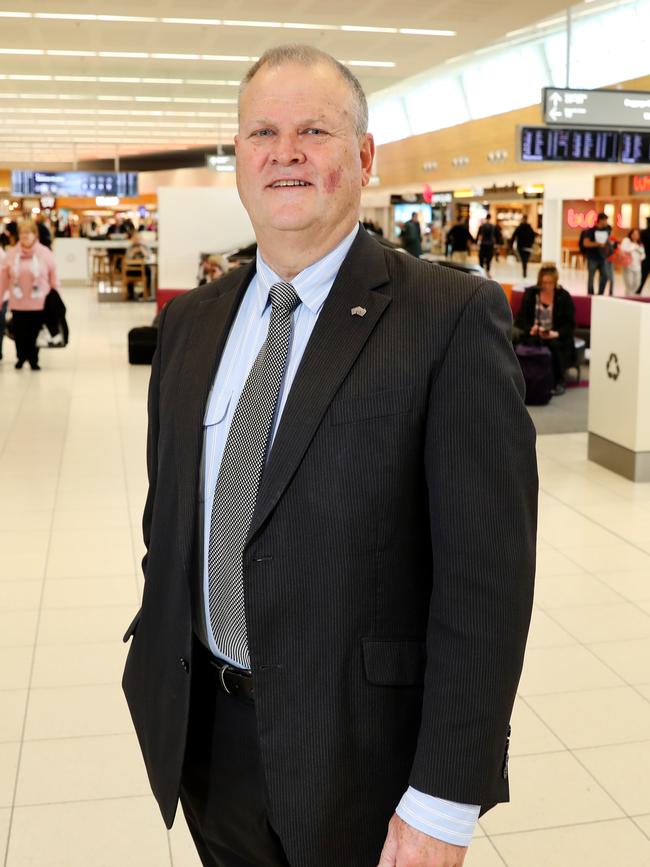 Adelaide Airport managing director Mark Young. (AAP Image/Dean Martin)