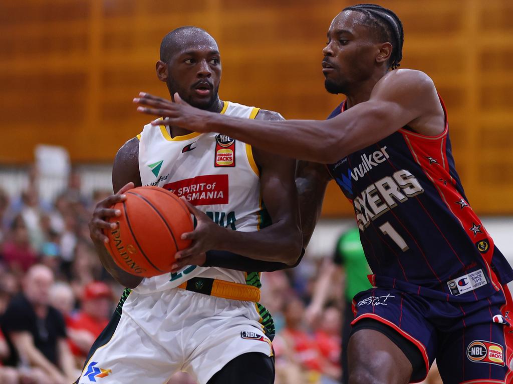 Milton Doyle (left) was a strong performer for Tasmania. Picture: Graham Denholm/Getty Images.