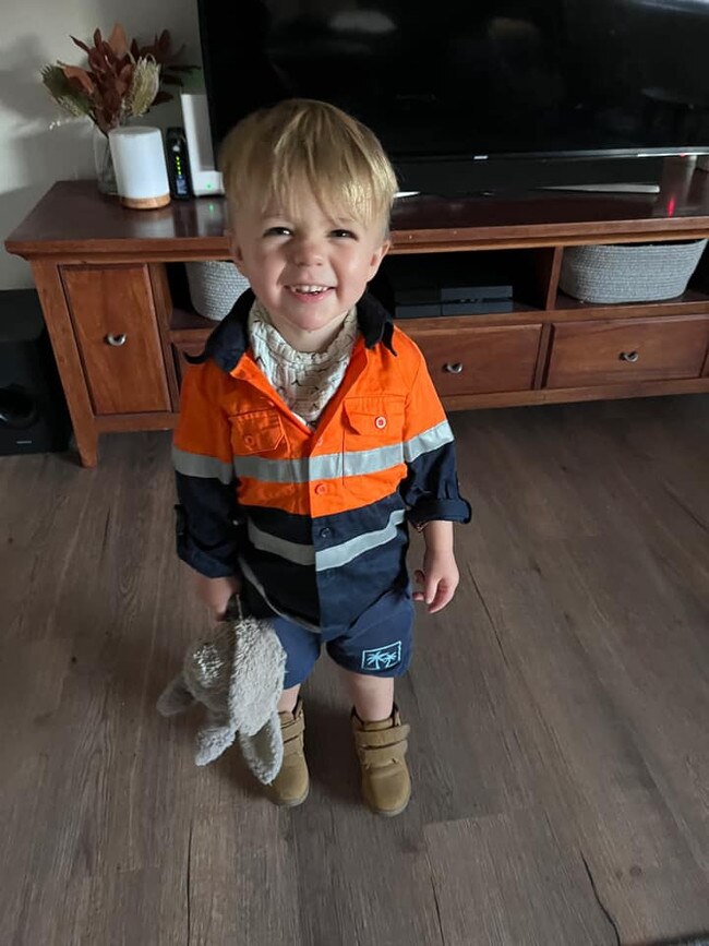 Owen Collinge, 2 years - nominated for Brisbane's cutest toddler.