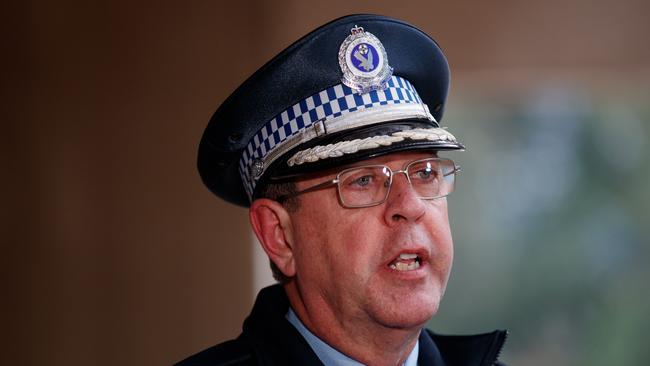 NSW Police Assistant Commissioner for Counter Terror and Special Tactics Command Mark Walton said the 14-year-old was known to police. Picture: NewsWire / Nikki Short