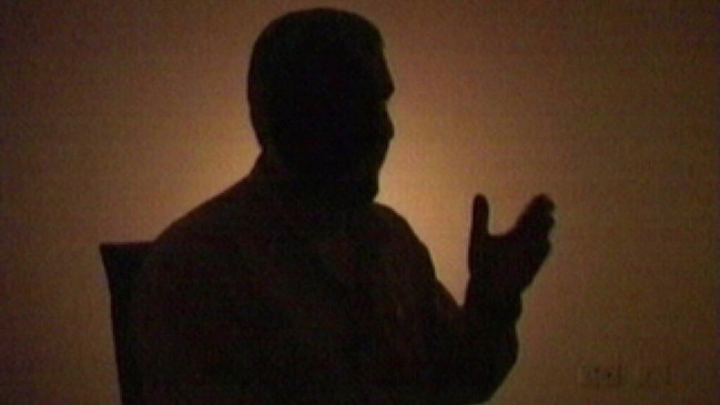 Hamas released voice recordings of their elusive leader, and images of a man shrouded in shadows. Picture: Hamas