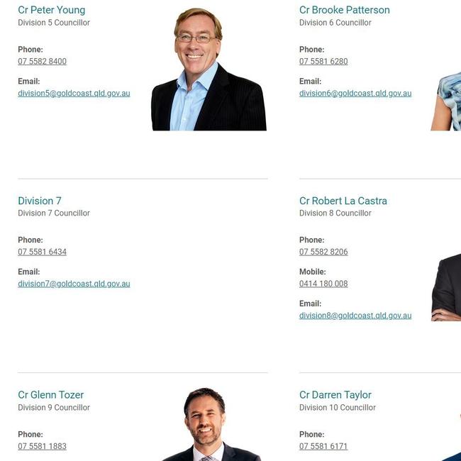 Ryan-Bayldon Lumsden no longer appears on the Gold Coast City Council website.