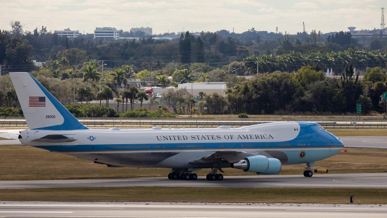 Donald Trump wanted to arrive in Florida on Air Force One rather than Special Air Mission 28000. Picture: Jayme Gershen/Bloomberg via Getty Images