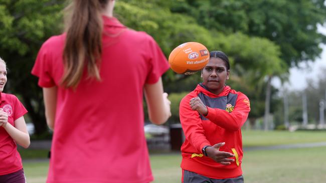 Gold Coast Suns footballer Kitara Whap-Farrar.