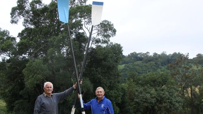 ROWING REGATTA: The Lismore Rowing Club's president Laurie Lynch and long-term member Dugald Fisher said they are looking forward to the regatta Row the River Wilson, on June 5, 2021. Photo: Alison Paterson