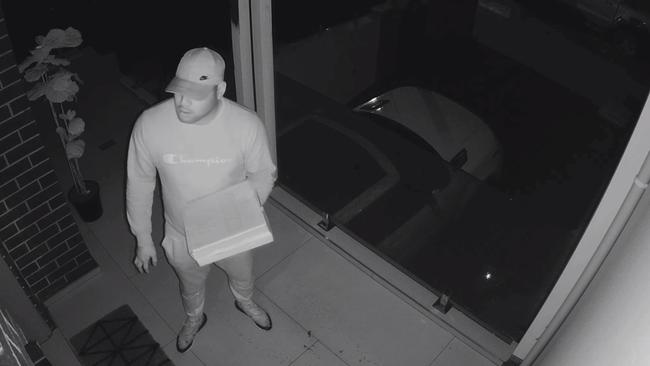 Michael Finekifolau posed as a pizza delivery guy before he broke into the Dundas Valley house. Picture: NSW Police