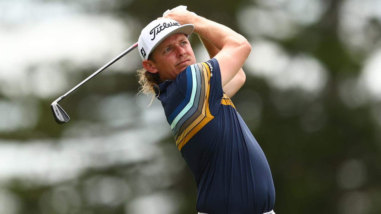 BRISBANE, AUSTRALIA - NOVEMBER 24: Cameron Smith plays a shot during Day 1 of the 2022 Australian PGA Championship at the Royal Queensland Golf Club on November 24, 2022 in Brisbane, Australia. (Photo by Chris Hyde/Getty Images)