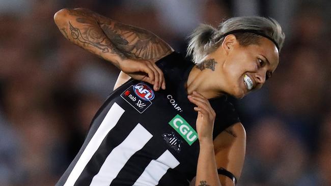 Hope admits she struggled in the AFLW this year. Picture: Getty Images