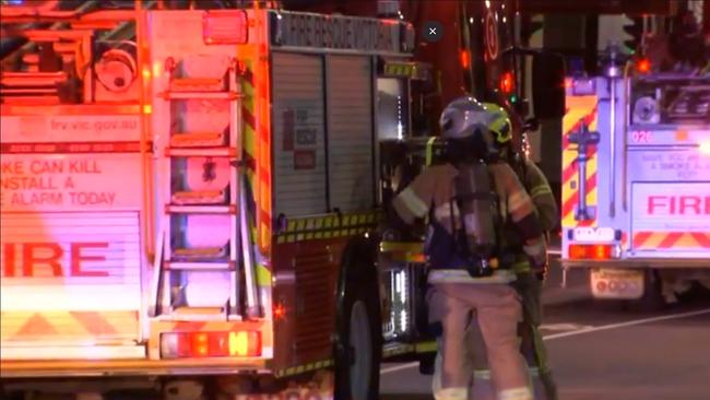 The Docklands restaurant of crime boss Fadi Haddara has been targeted by arsonists. Picture: 9News