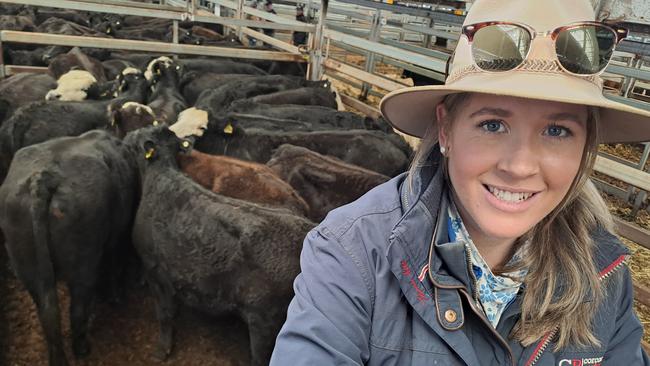 Katie Lewis, from Corcoran Parker at Wodonga, has achieved the highest throughput of cattle on AuctionsPlus in the past financial year.