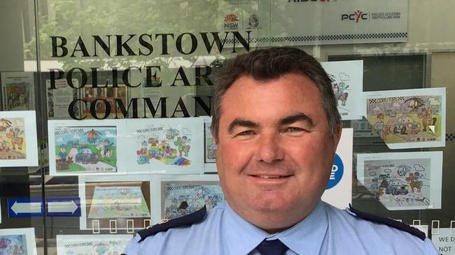 Superintendent Adam Johnson is the Commander at Bankstown Police Area Command, and was previously Commander at the Auburn PAC. Picture: Facebook/Bankstown PAC