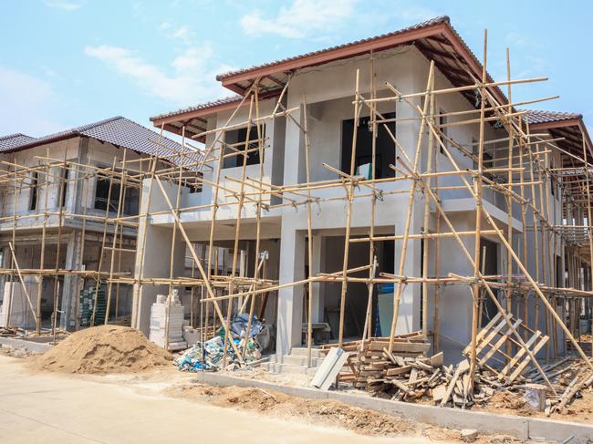 Generic home construction photo. Builder, home, bricks