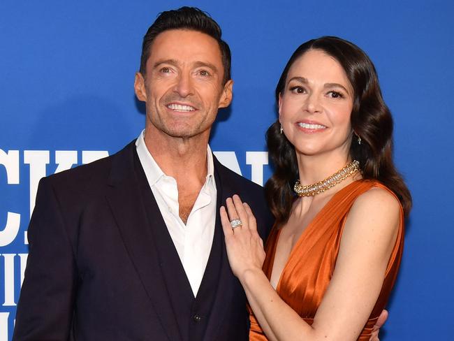 Hugh Jackman and US actor Sutton Foster have revealed their new romance. Picture: AFP