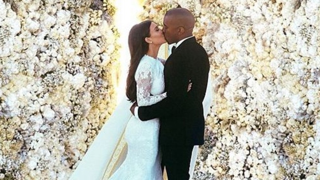 Kim Kardashian and Kanye West did their wedding in style, but you probably aren’t Kim or Kanye. (Pic: Instagram)