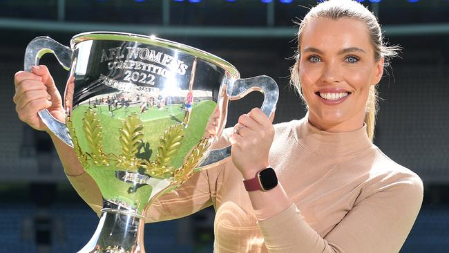 Abbey Holmes has joined the AFL’s All-Australian panel. Picture: Morgan Hancock/Getty Images