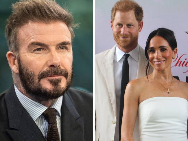 Beckham’s tough Harry, Meghan message