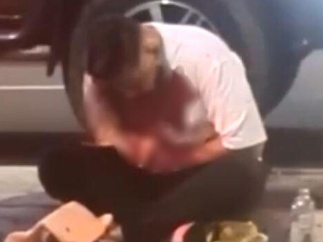 Solicitor Sylvan Singh was shot in the arm and leg during an allegedly target drive-by attack. Picture: Supplied