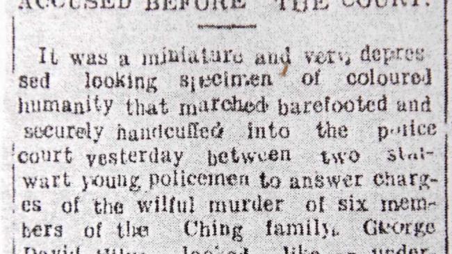 Historical article on the Ching Murder